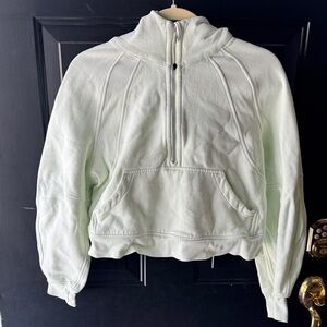 Women's Lululemon Scuba Half-Zip Sweater - Mint Green